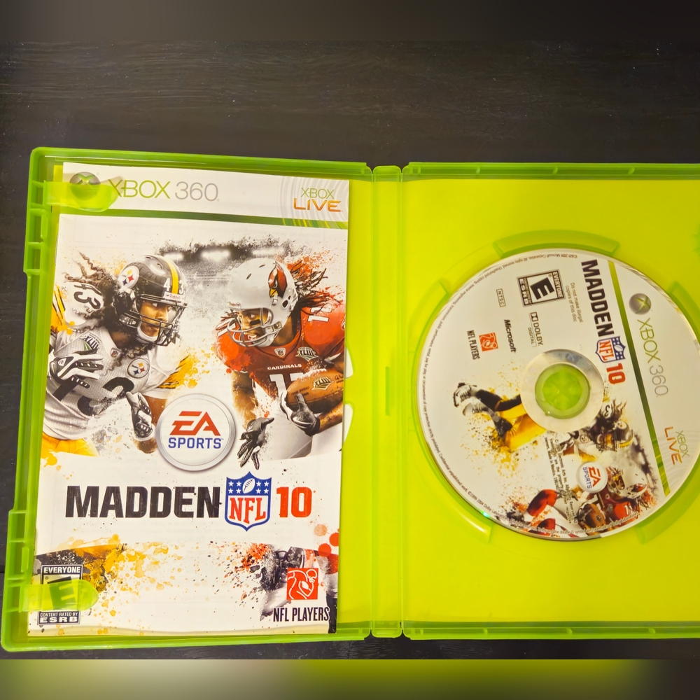 Madden NFL 10 – Xbox 360 Game (Complete with Case & Manual) Classic Game